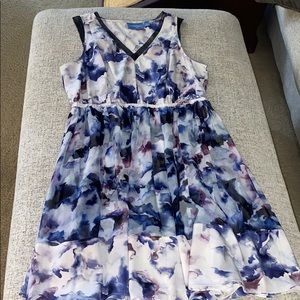 Neve worn Simply Vera, by Vera Wang dress.